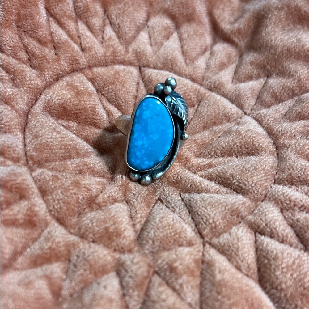 Sterling Silver Turquoise Statement Ring